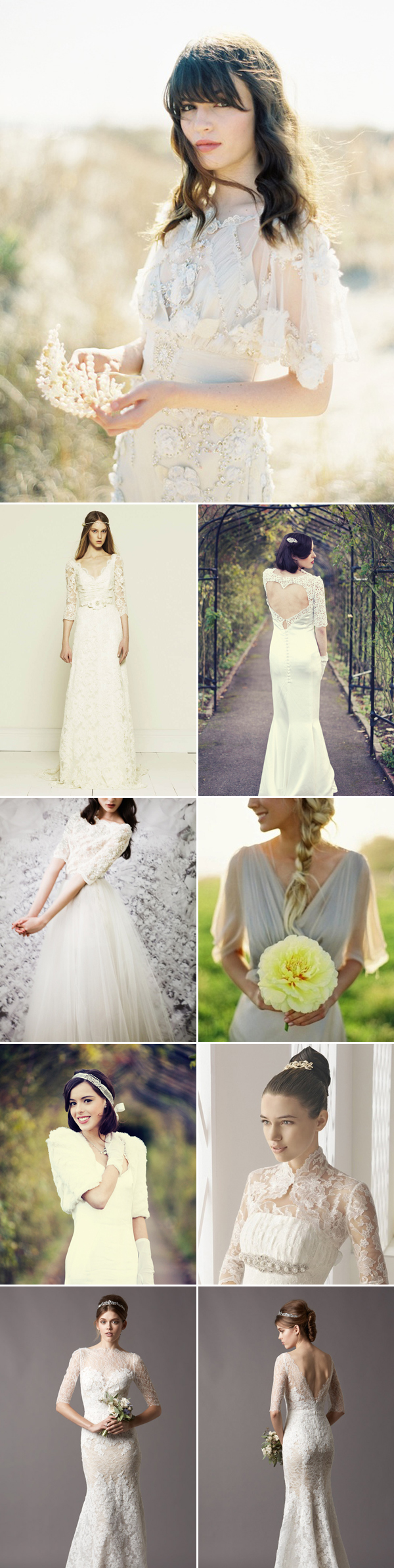 01sleeved wedding dress