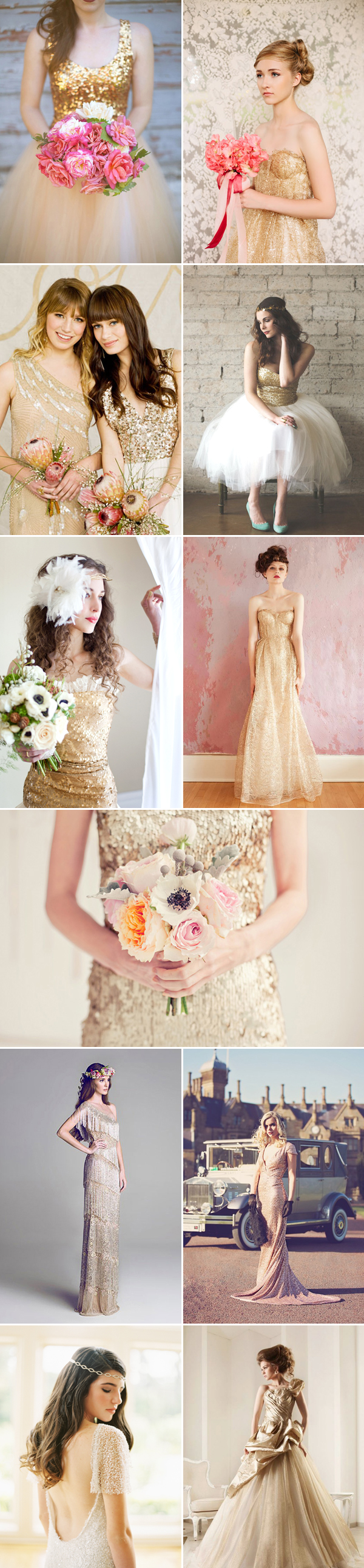 Color wedding dresses03-gold