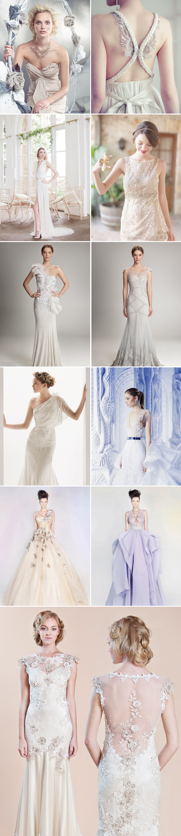 elegant reception gowns