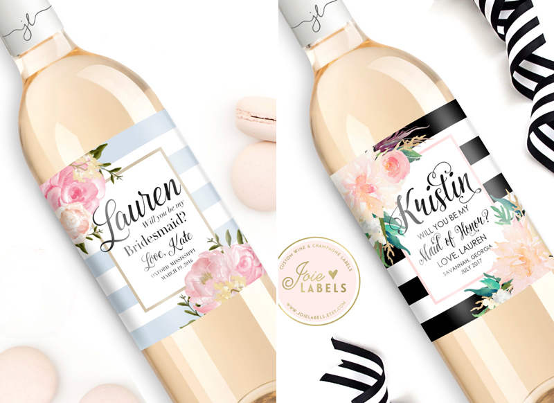 17-Custom-Will-You-Be-My-Bridesmaid-Wine-Bottle-Label(JoieLabels)