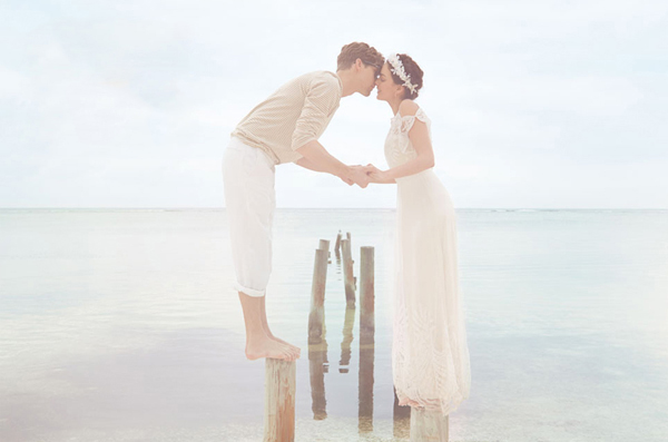 20張自然浪漫海邊婚紗照