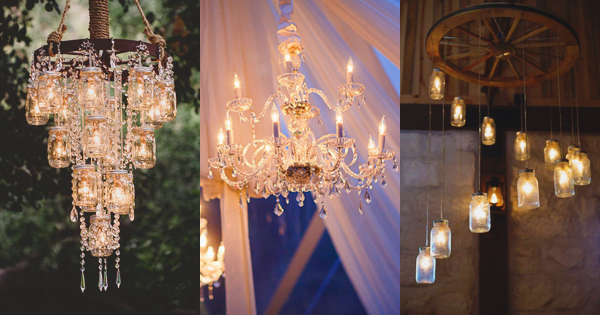 欧式童话婚礼灯光秘诀 – 25种唯美浪漫水晶吊灯!