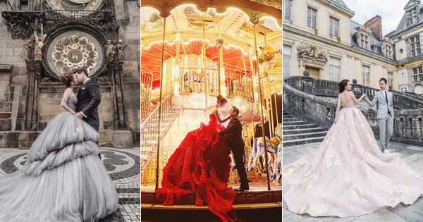 帶著愛遊歐洲! 35張美得令人陶醉的歐洲婚紗照!