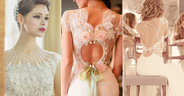 美女都是注重細節的! 23 件超美仙女系婚紗創意細節設計!
