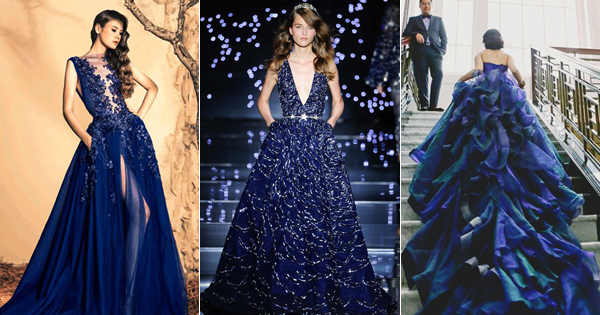 2016 年時尚焦點色彩預告! 25件讓人愛不釋手的寶藍色禮服!