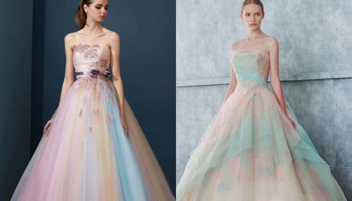 粉紅與藍的完美公主風配搭 –  18 件甜而不膩的「粉紅藍」浪漫禮服!