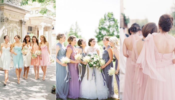 美式婚禮中的伴娘禮服怎麼可以這麼美? 掌握這6種讓姊妹們美翻天的浪漫風格!