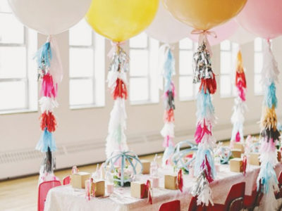 36" Giant Balloon With Tassels