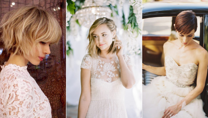 短髮女孩的婚紗禮服怎麼選? 6種適合短髮的完美比例婚紗款式!