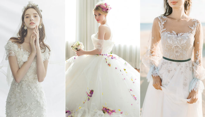 17 件仙境感手工花藝婚紗，仙女潮流襲捲婚禮時尚圈