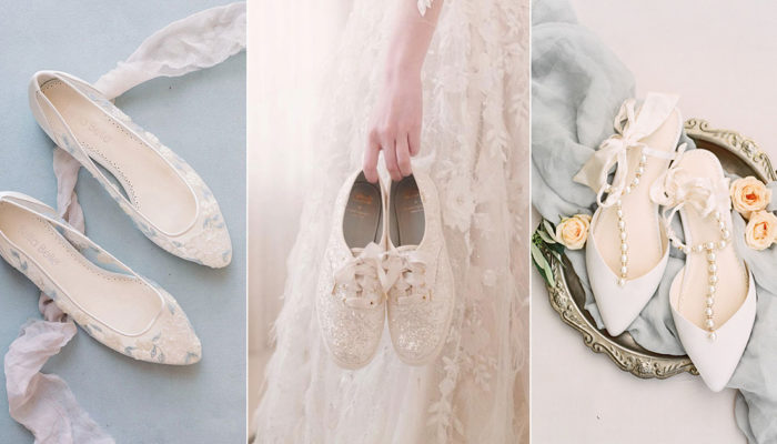 结婚可以穿平底鞋吗? 11双全球热销的平底婚鞋，揭开时尚新娘裙䙓下的秘密武器